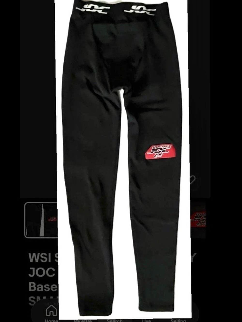 WSI SPORTSWEAR HOCKEY JOC Black Compression Base Layer Pants Youth
SMALL 28-30